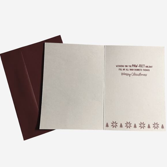 Christmas Cards Pugs and Kisses Boxed New 12 Cards Envelopes - Picture 3 of 4